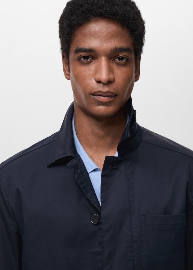 Mango Wasserabweisende Baumwolljacke Rabatte dieses Monats