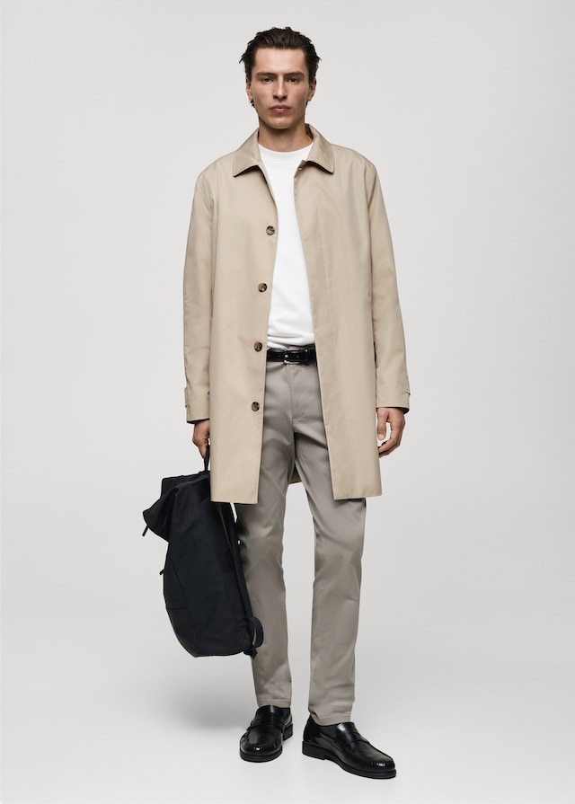 Mango Klassischer wasserabweisender Trenchcoat Exklusivangebot