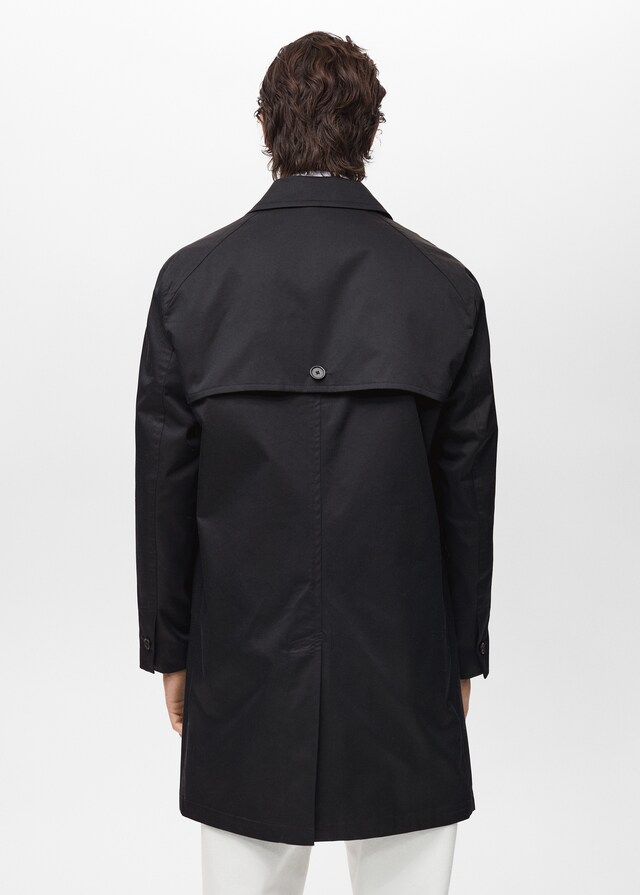 Mango Wasserabweisender Trenchcoat aus Baumwolle Black Friday