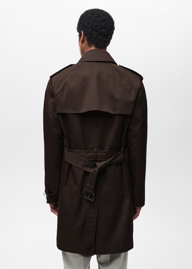 Mango Wasserabweisender Trenchcoat mit Gürtel Cyber Monday