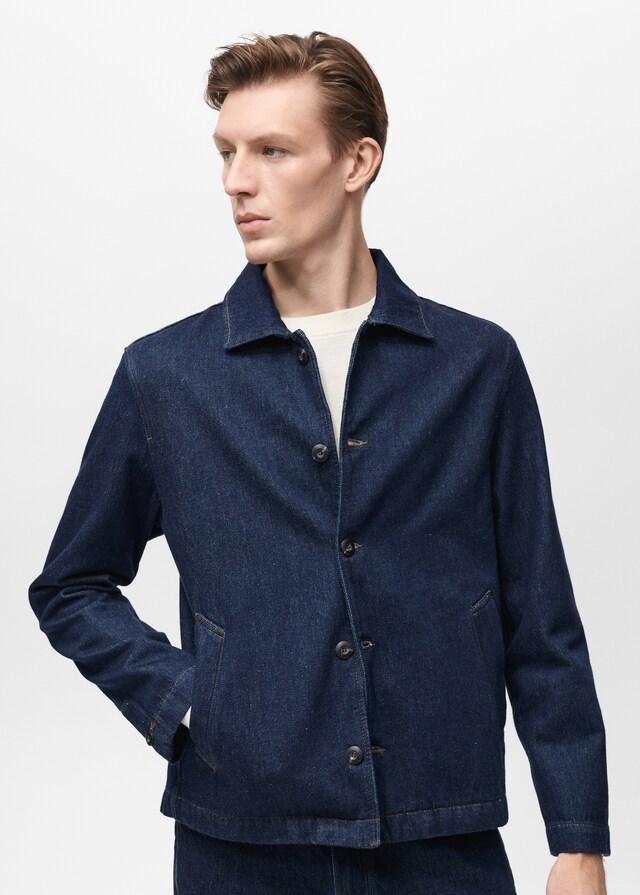 Mango Regular-Fit-Overshirt aus Jeans Muttertagsangebot