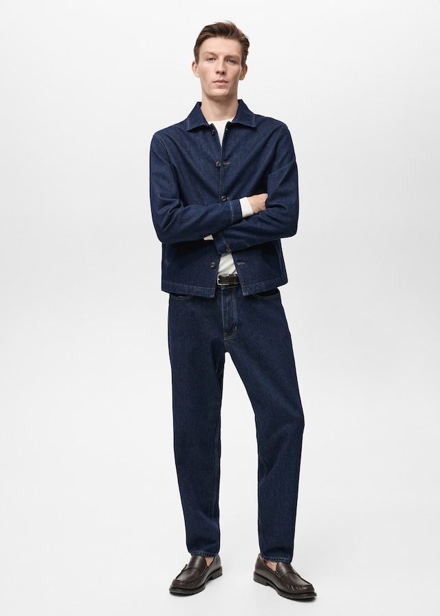 Mango Regular-Fit-Overshirt aus Jeans Muttertagsangebot