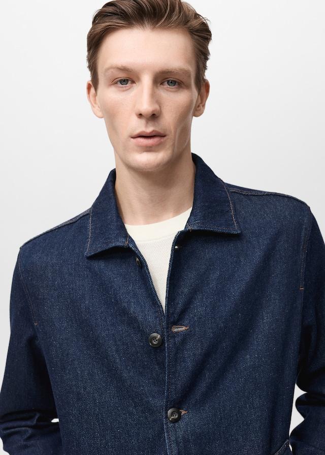 Mango Regular-Fit-Overshirt aus Jeans Muttertagsangebot