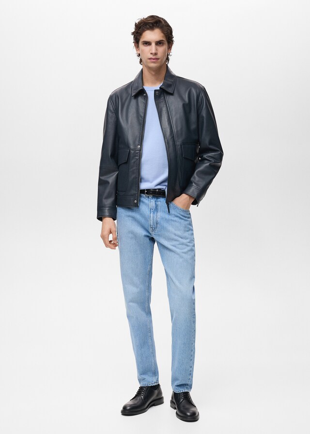 Mango Tapered-Fit-Selvedge-Jeans Lagerräumung