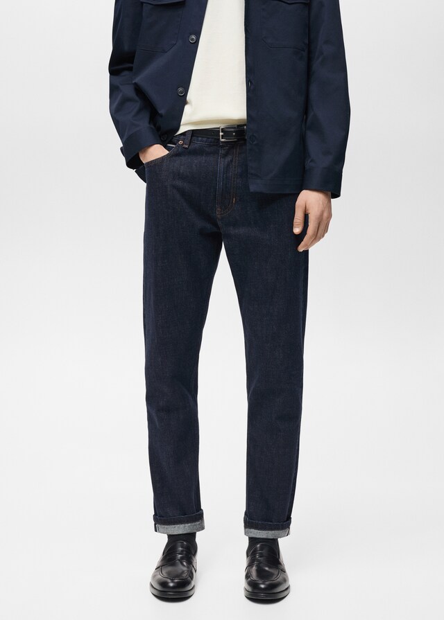 Mango Tapered-Fit-Selvedge-Jeans Heißer Verkauf