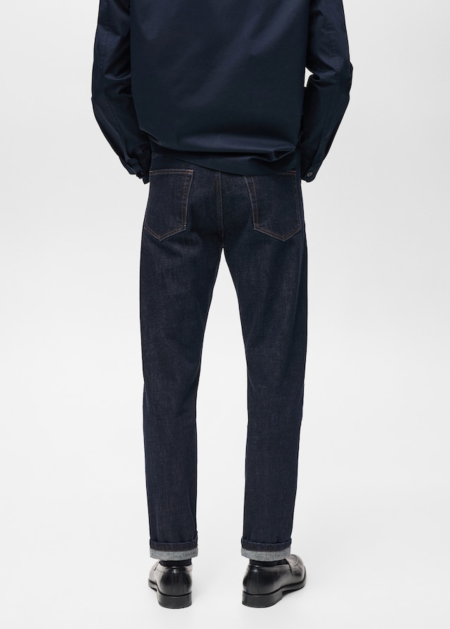 Mango Tapered-Fit-Selvedge-Jeans Heißer Verkauf