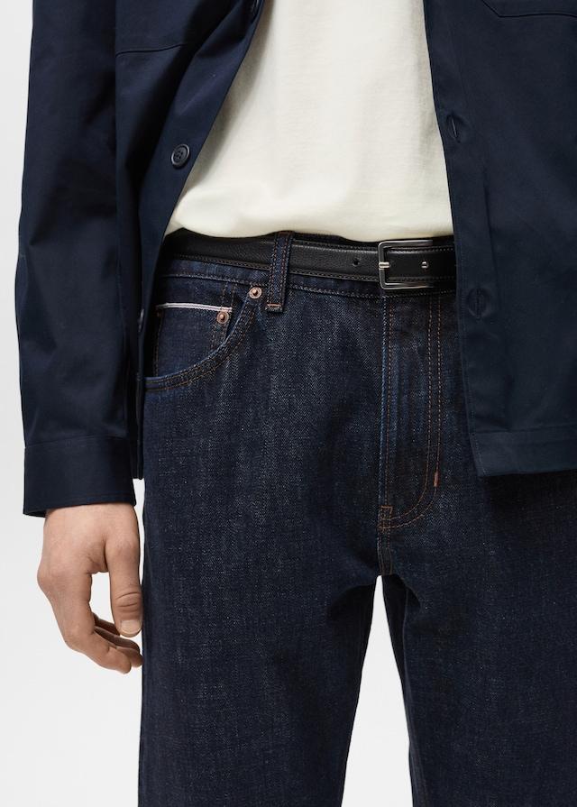 Mango Tapered-Fit-Selvedge-Jeans Heißer Verkauf