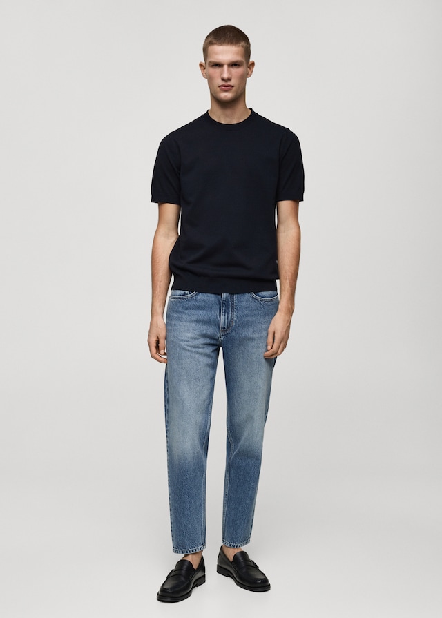 Mango Jeans cropped tapered fit Blitzangebot