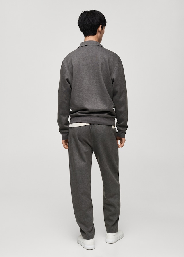 Mango Polo-Sweatshirt mit Stickdetail Saisonale Angebote