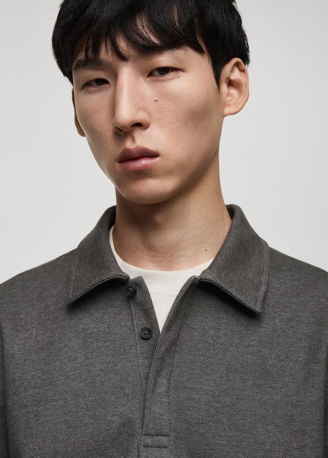 Mango Polo-Sweatshirt mit Stickdetail Saisonale Angebote