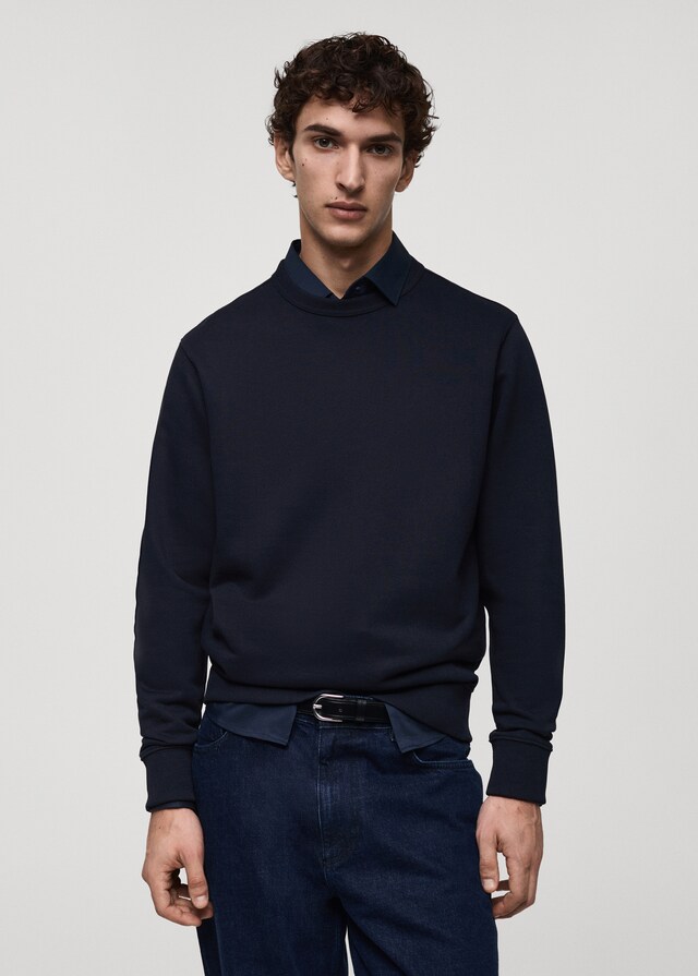 Mango Regular-Fit-Sweatshirt aus Baumwolle Kauf eins, bekomm eins gratis