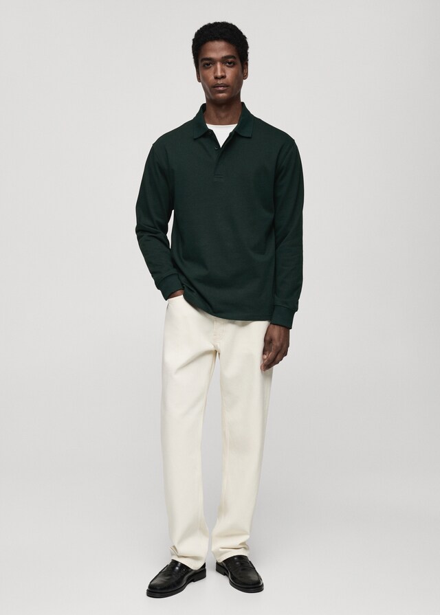 Mango Polo-Sweatshirt aus 100 % Baumwolle Tägliche Deals