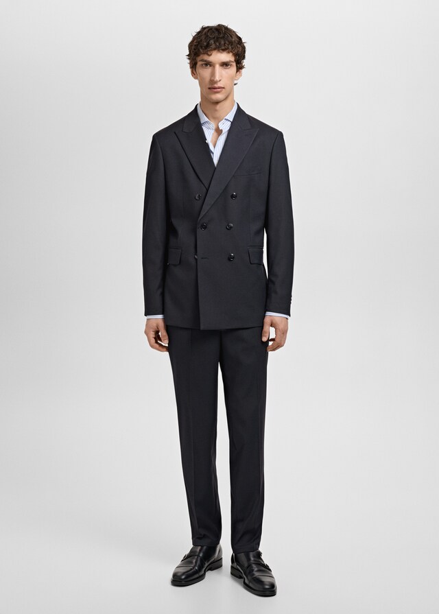 Mango Zweireihiges Slim-Fit-Sakko Mónaco VIP-Rabatte
