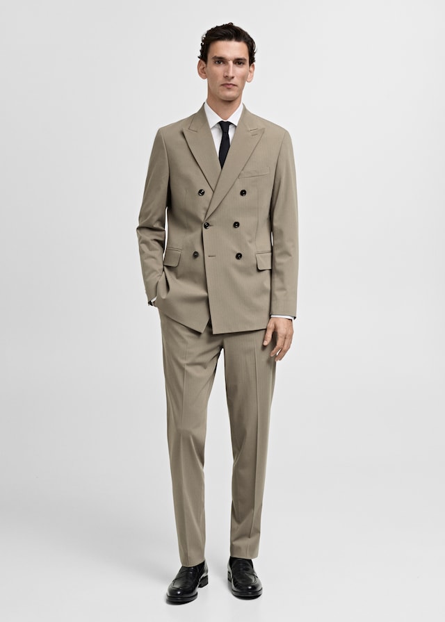 Mango Zweireihiges Slim-Fit-Sakko Mónaco Kostenlose Rückgabe