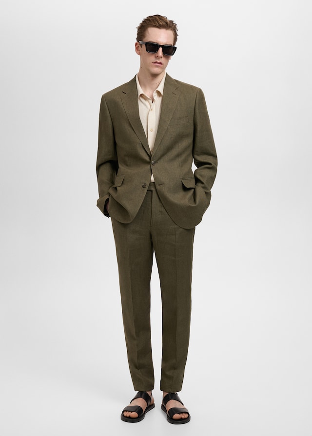 Mango Slim-Fit-Sakko Amalfi aus 100 % Leinen JETZT KAUFEN