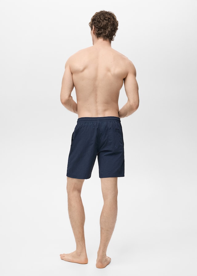 Mango Basic-Badeshorts mit Kordelzug Vierteljährliche Förderung
