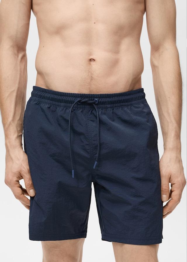 Mango Basic-Badeshorts mit Kordelzug Vierteljährliche Förderung