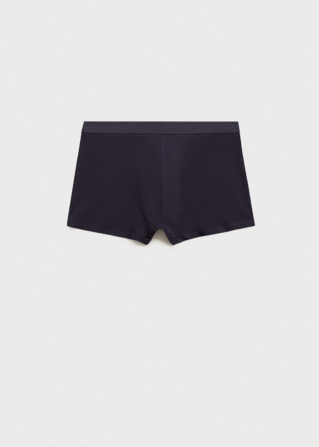 Mango 3er-Pack Blaue Boxershorts aus Baumwolle Super Rabatt