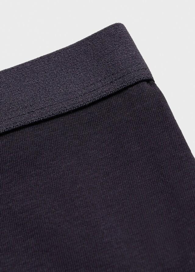 Mango 3er-Pack Blaue Boxershorts aus Baumwolle Super Rabatt