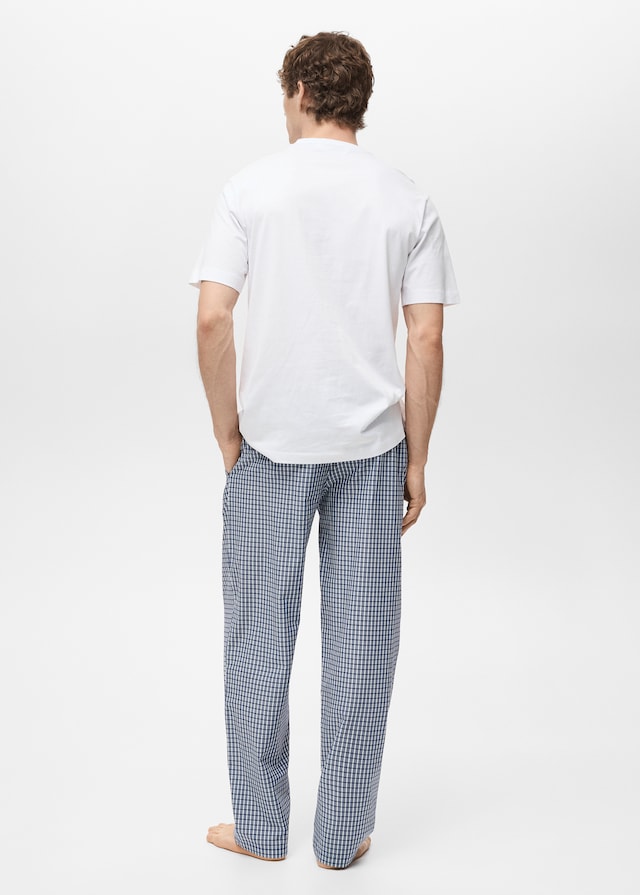 Mango Pack kombinierter Pyjama aus 100 % Baumwolle mit Karomuster Speichern exportieren