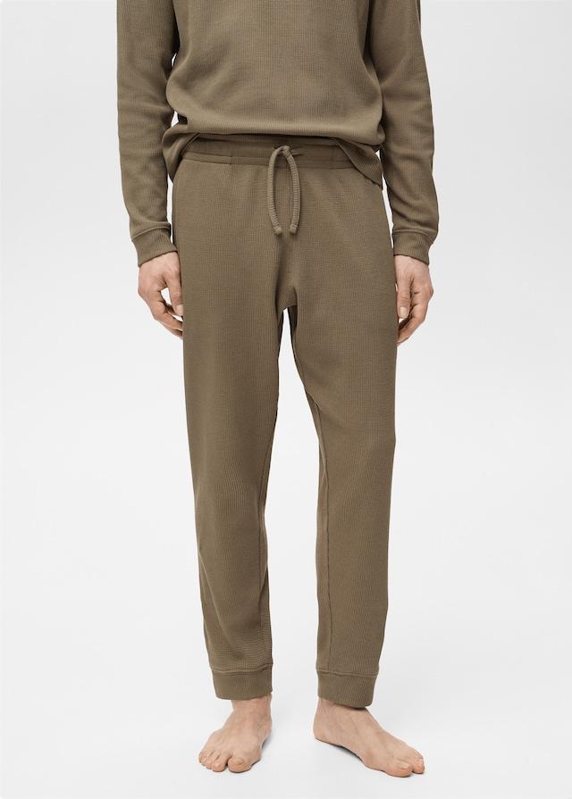 Mango Pack mit strukturiertem Baumwoll-Pyjama Black Friday Preise