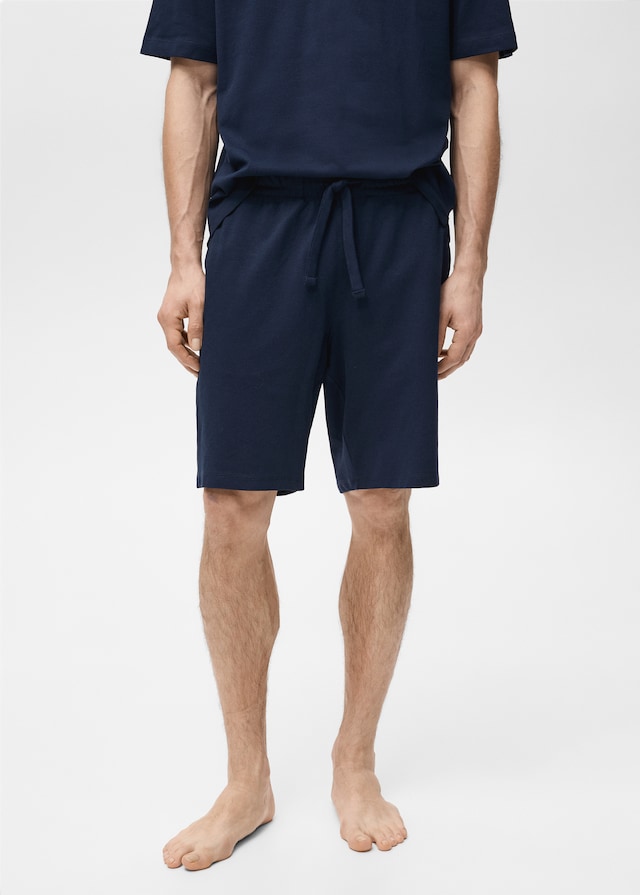Mango Pack Kurzer Baumwoll-Pyjama 50% Rabatt für begrenzte Zeit