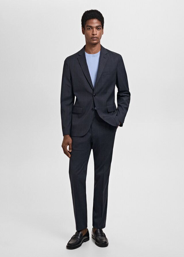 Mango Super Slim Fit-Anzugsakko aus Stretchgewebe im Angebot