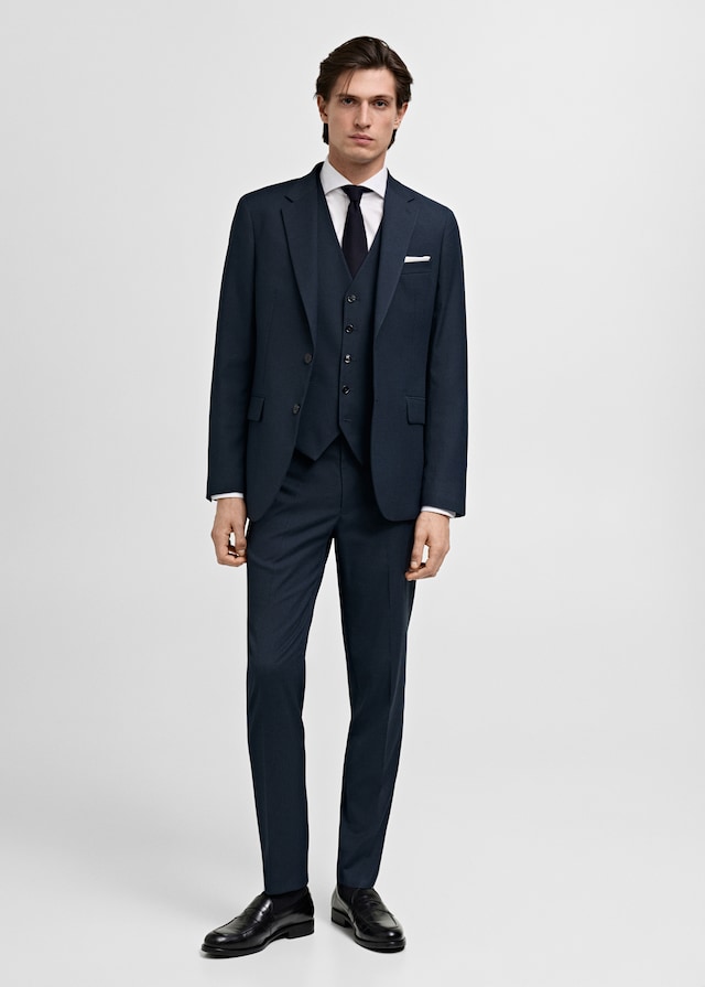 Mango Slim Fit Anzugweste Rabatt