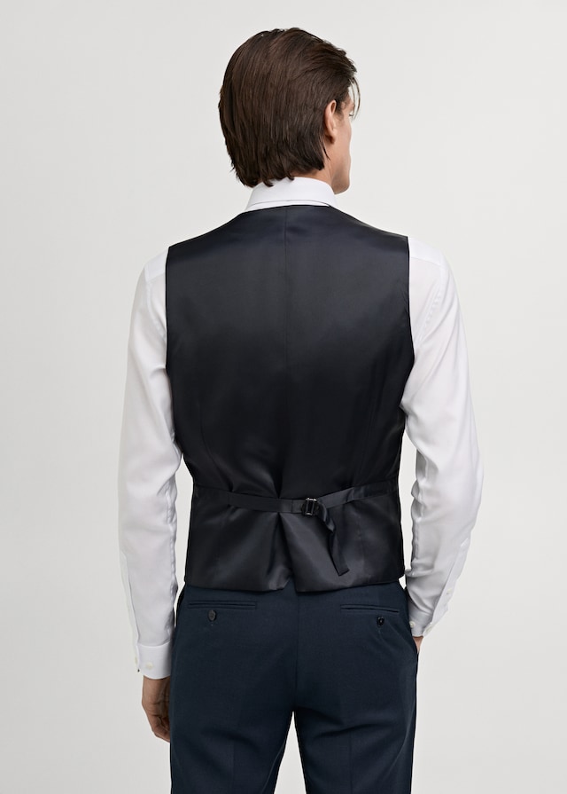 Mango Slim Fit Anzugweste Rabatt