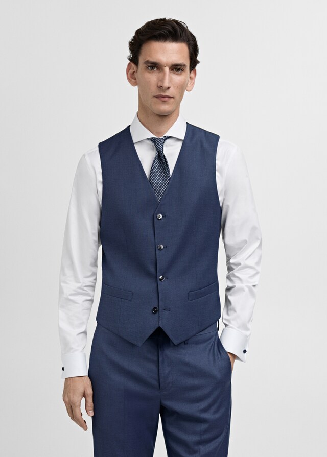 Mango Super-Slim-Fit-Anzugweste Paris Günstig kaufen