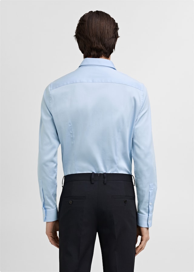 Mango Slim Fit-Anzugshemd aus Baumwolle Versandkostenfrei
