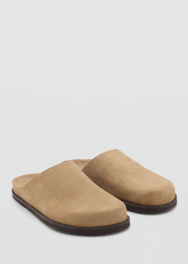 Mango Clogs aus Rauleder Online Outlet