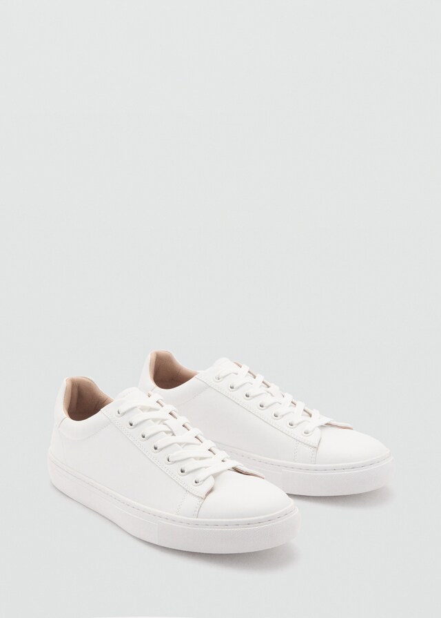 Mango Geschnürte Sneakers mit Einsätzen Blitzangebot