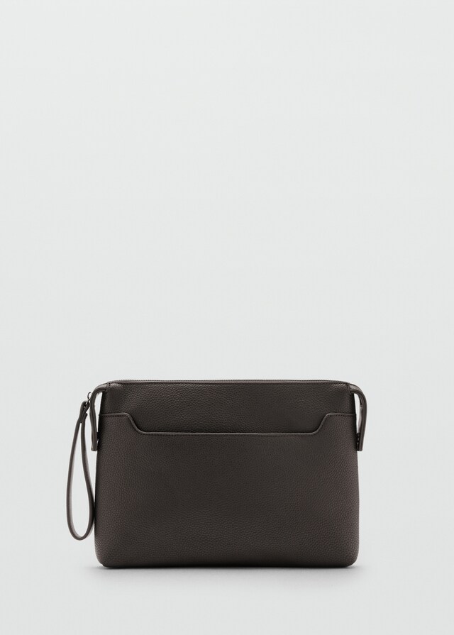 Mango Genarbte Envelope Bag Kauf eins, bekomm eins gratis