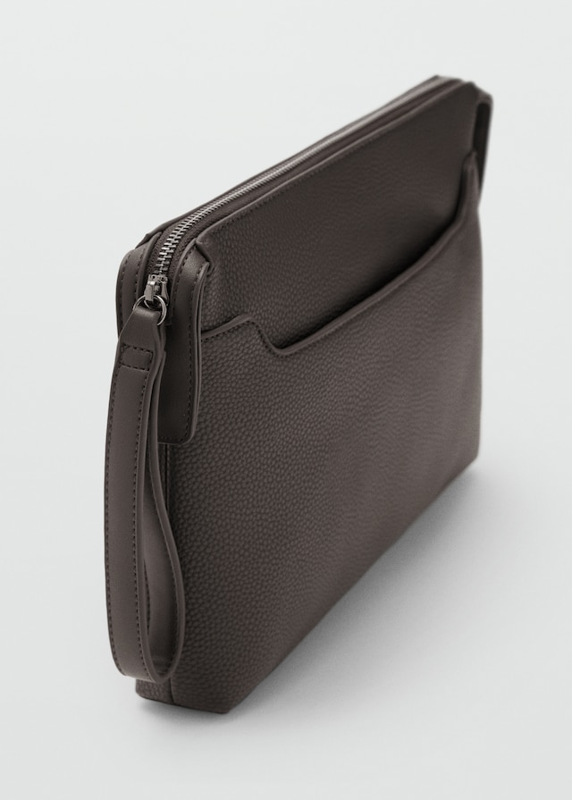 Mango Genarbte Envelope Bag Kauf eins, bekomm eins gratis
