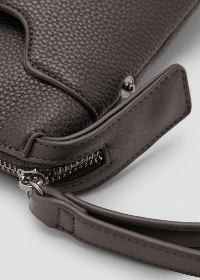 Mango Genarbte Envelope Bag Kauf eins, bekomm eins gratis