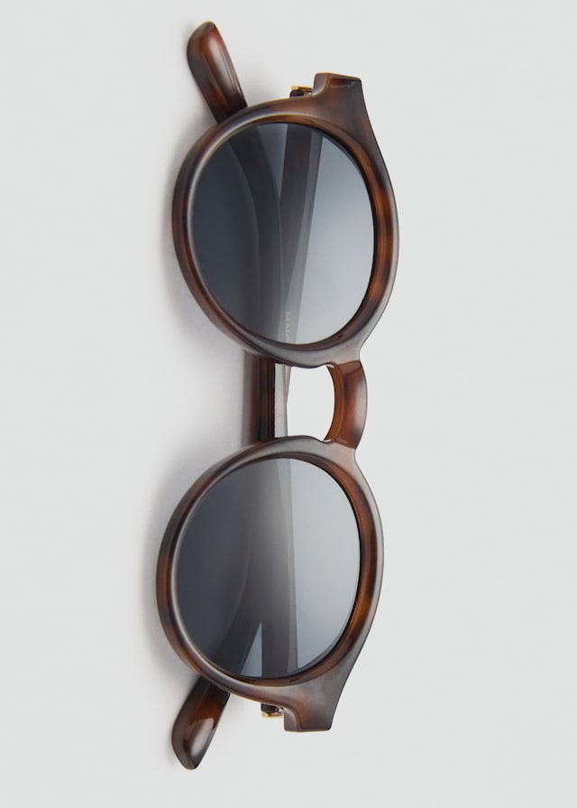 Mango Sonnenbrille mit rundem Gestell Nur für heute