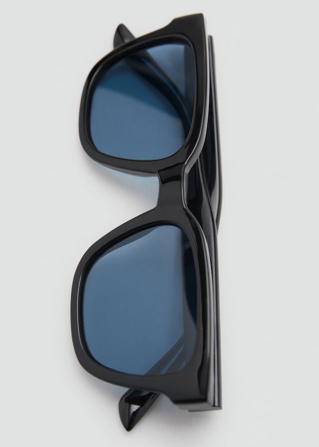 Mango Polarisierte Sonnenbrille mit rechteckigem Design Super Rabatt