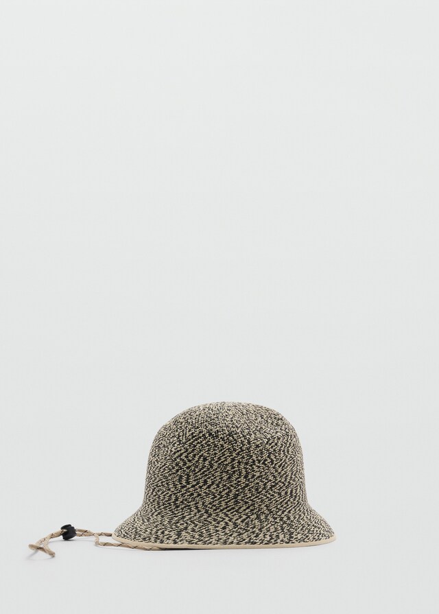 Mango Bucket Hat aus Stroh
