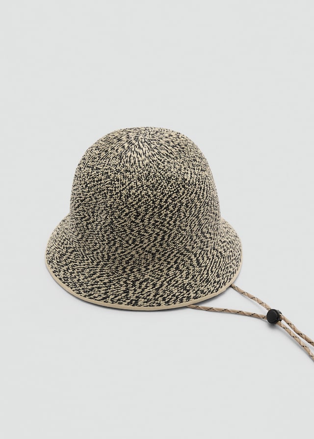 Mango Bucket Hat aus Stroh Black Friday Preise