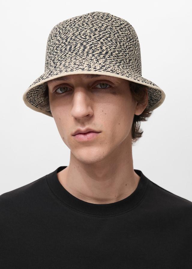 Mango Bucket Hat aus Stroh Black Friday Preise