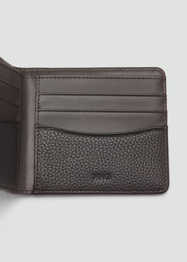 Mango Brieftasche mit genarbtem Ledereffekt 50% Rabatt für begrenzte Zeit