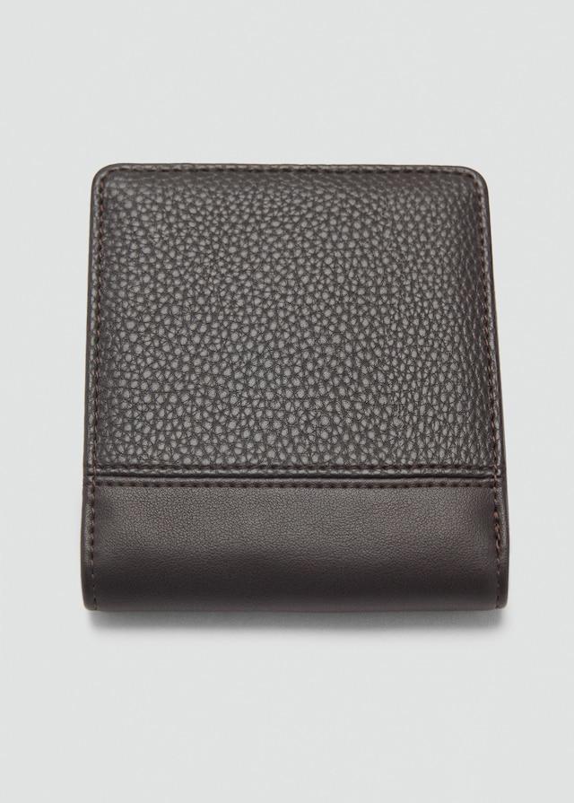 Mango Brieftasche mit genarbtem Ledereffekt 50% Rabatt für begrenzte Zeit