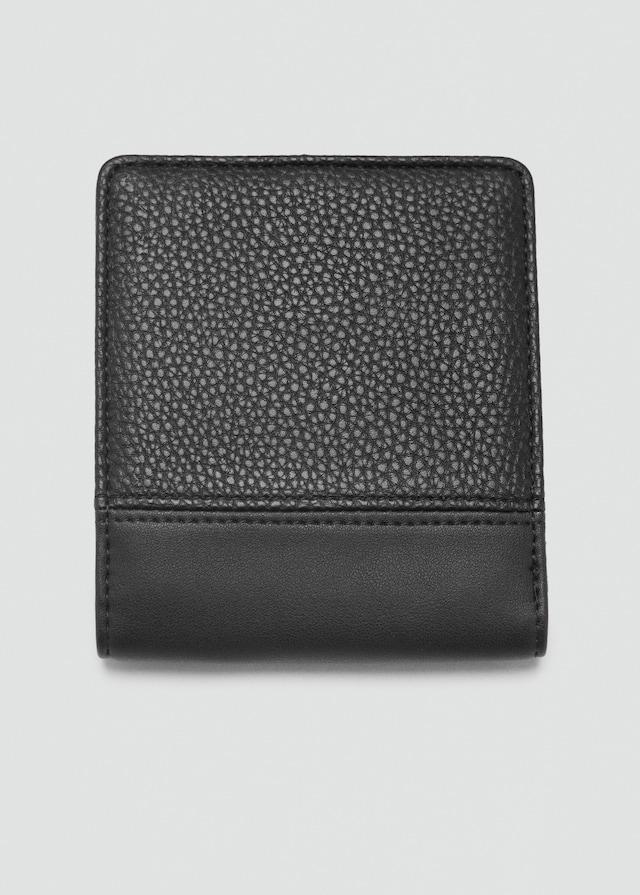 Mango Brieftasche mit genarbtem Ledereffekt Rabatte dieses Monats