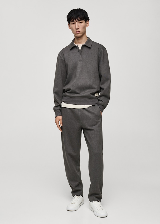 Mango Jogger Pants aus Baumwolle mit Stickdetail Fabrikpreis