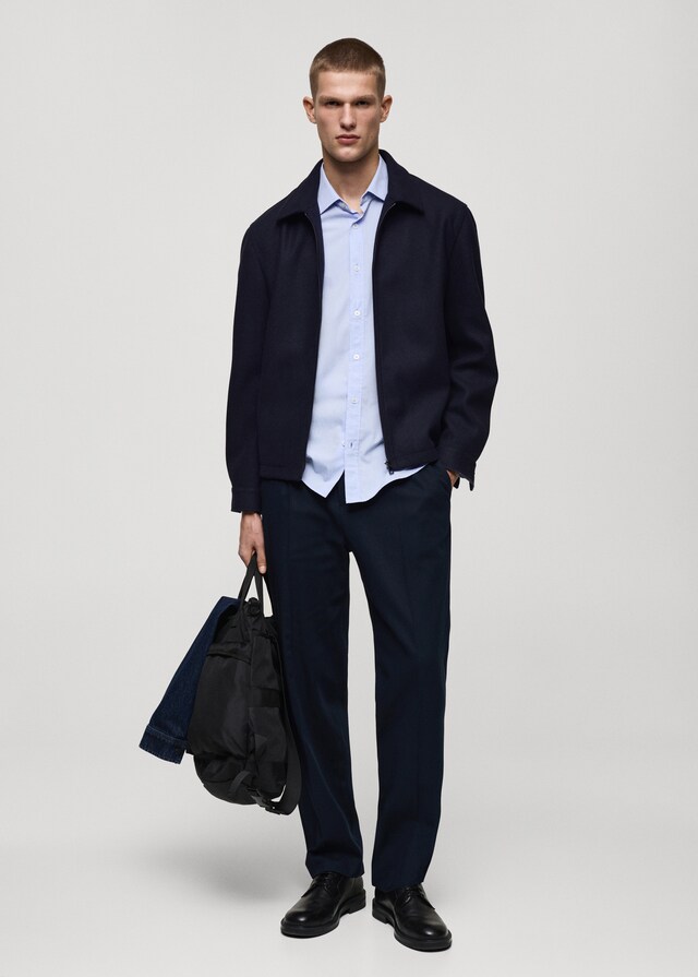Mango Straight Fit-Bundfaltenhose Günstig kaufen