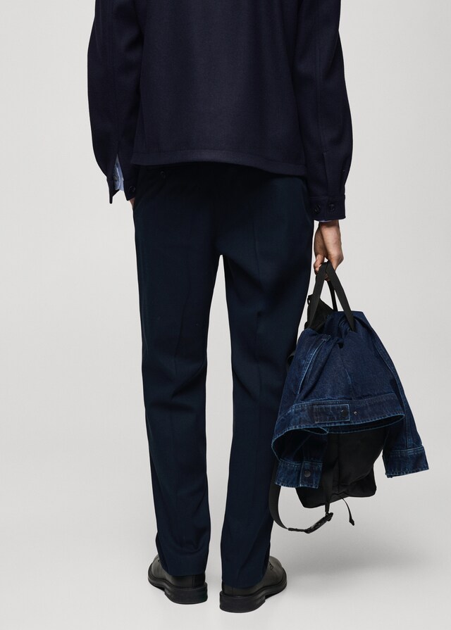 Mango Straight Fit-Bundfaltenhose Günstig kaufen