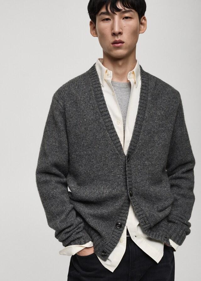 Mango Strickcardigan aus Wollgemisch Versandkostenfrei