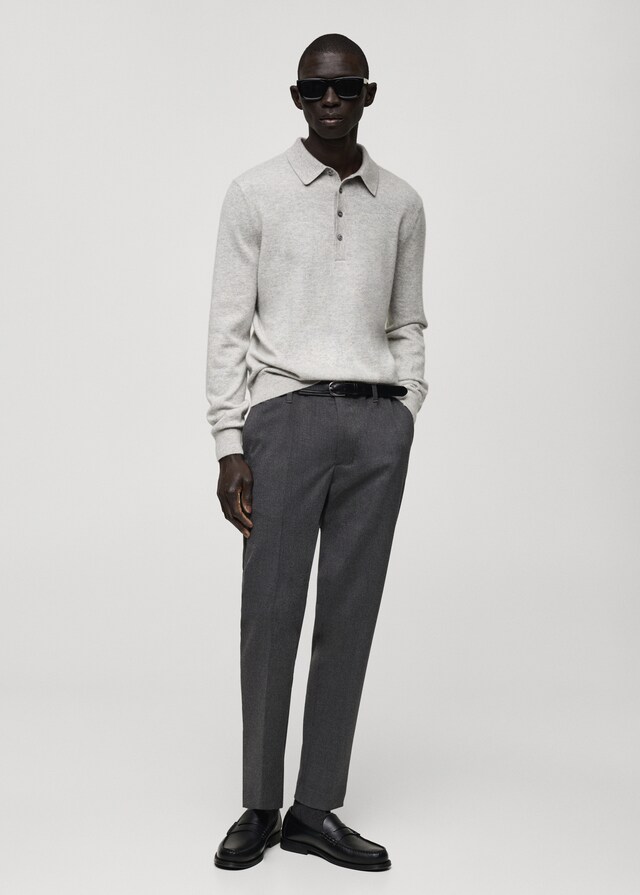 Mango Slim-Fit-Flanellhose Exklusivangebot