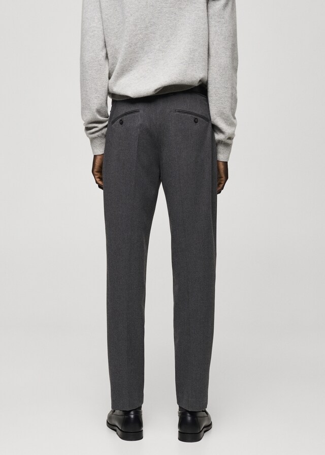 Mango Slim-Fit-Flanellhose Exklusivangebot